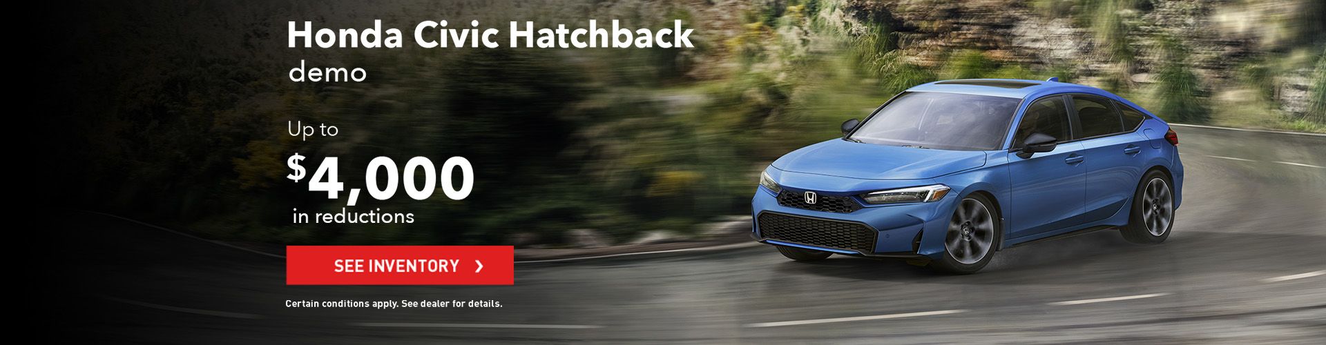 Honda Civic Hatchback demos