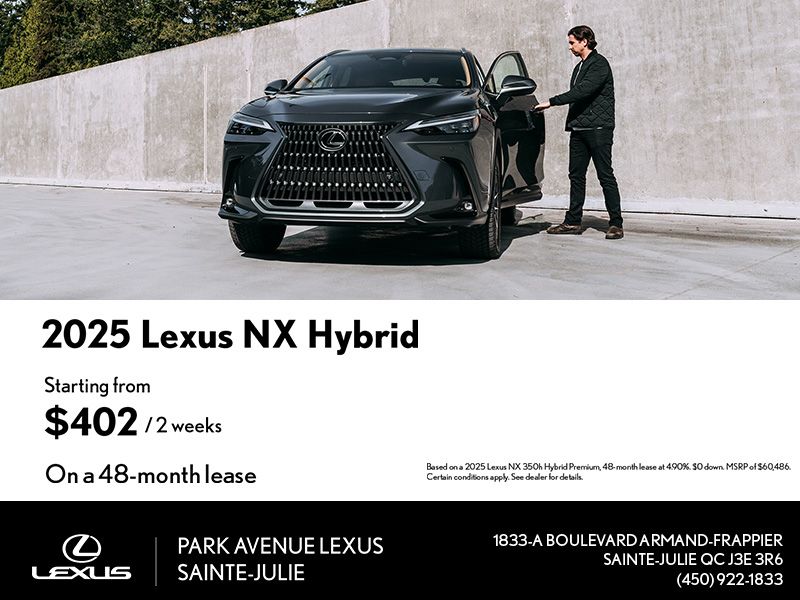 2025 Lexus NX Hybrid