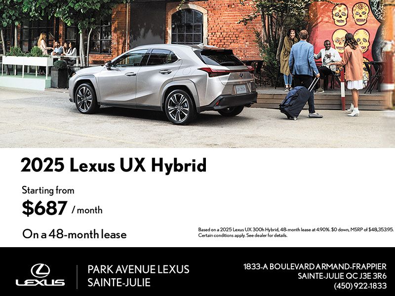 2025 Lexus UX Hybrid