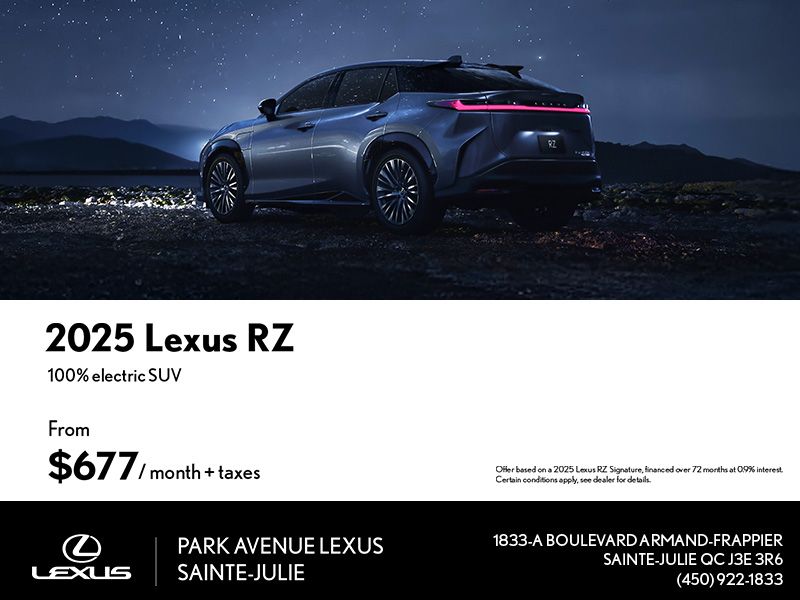 2025 Lexus RZ