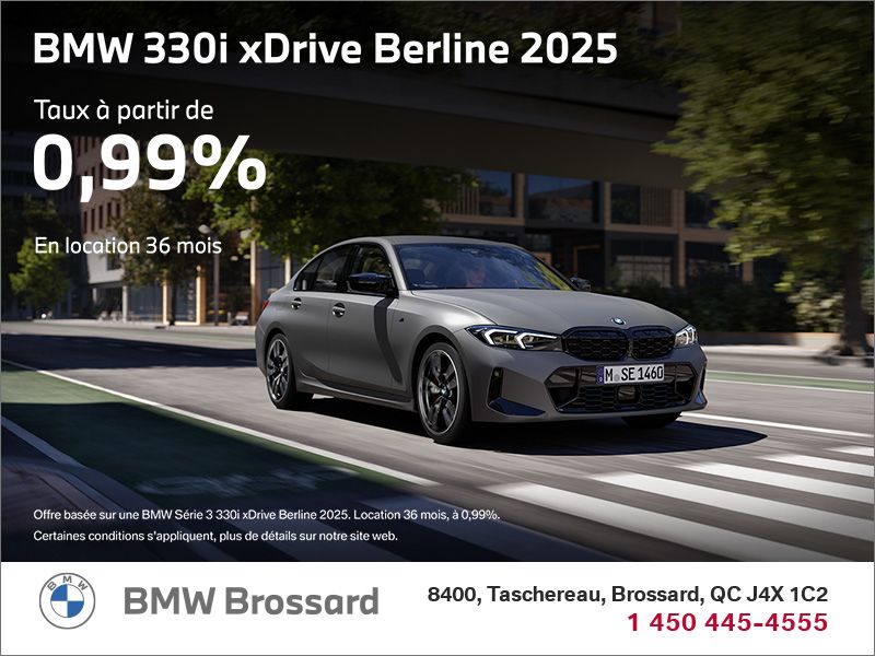 BMW 330i xDrive Berline 2025
