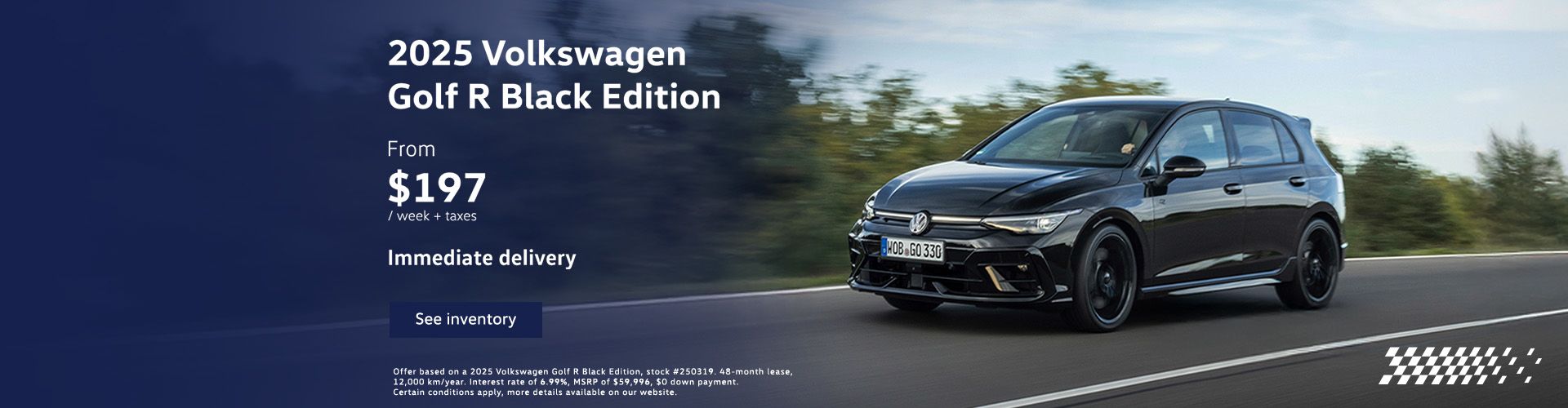 2025 Volkswagen Golf R Black Edition