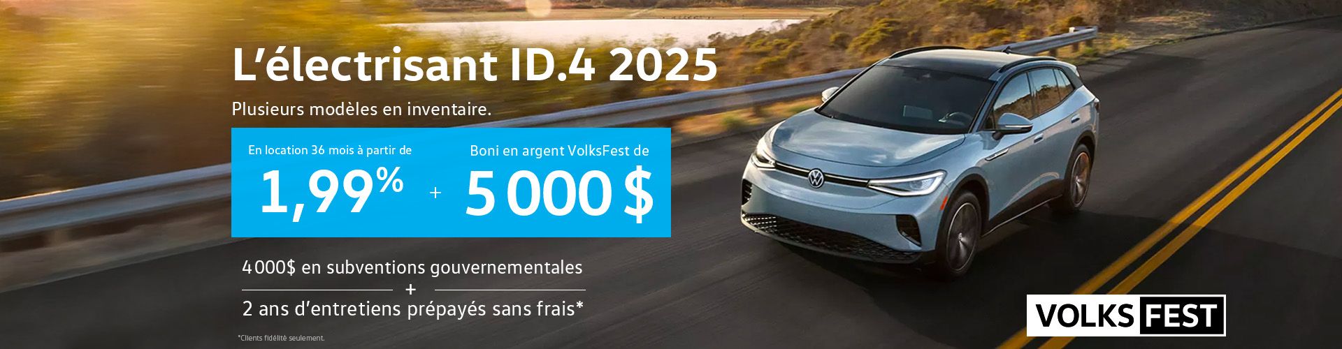 ID.4 à la location ou financement