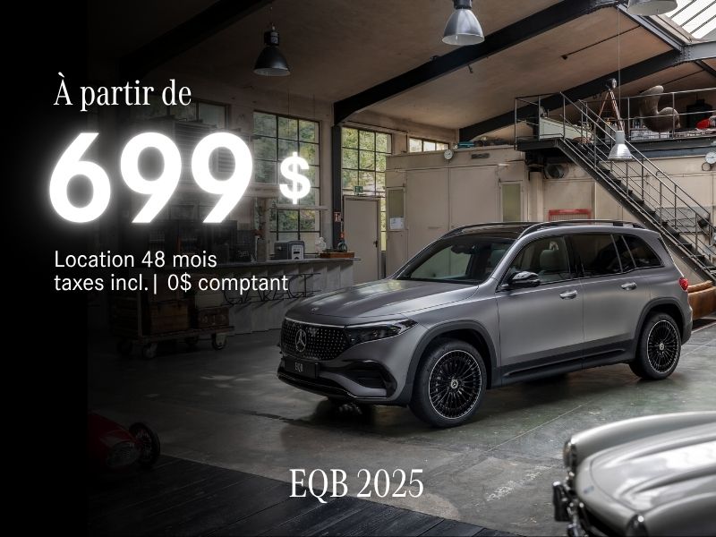 EQB 2025 | Luxe électrique à partir de 699 $/mois