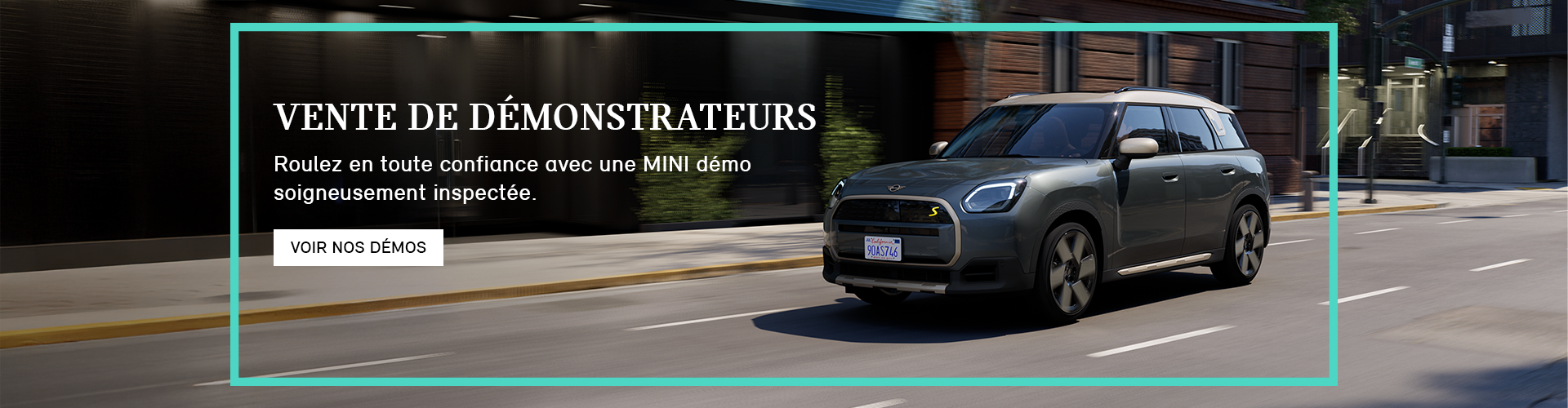 Vente démonstrateurs