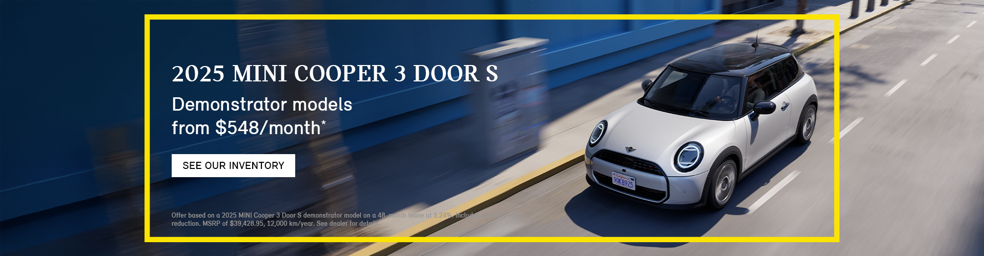 2025 MINI Cooper 3 portes S demo