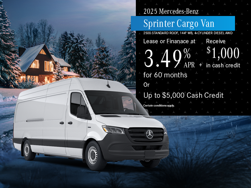 2025 Sprinter Cargo Van
