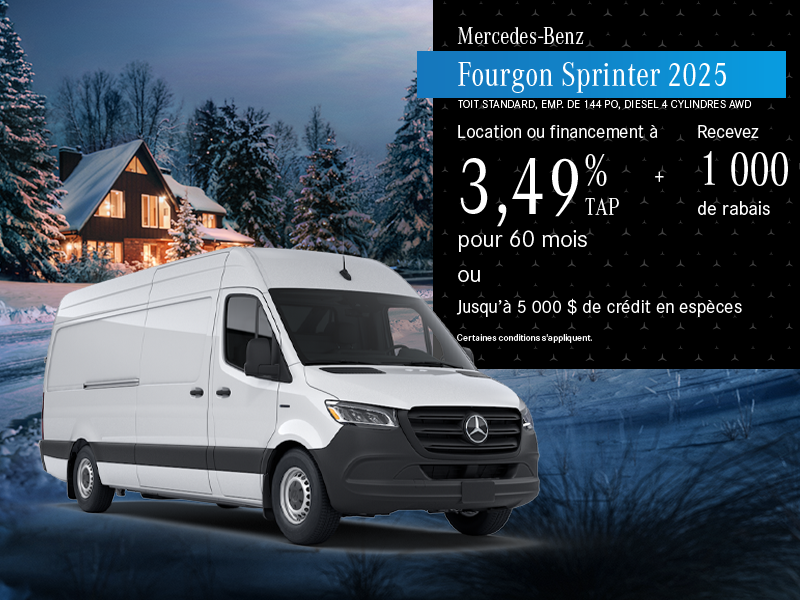 Fourgon Sprinter 2025