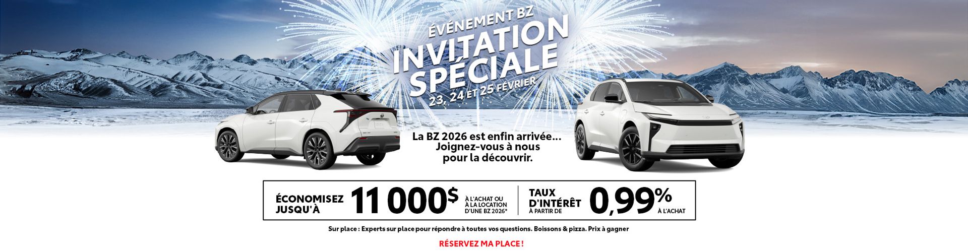 Invitation Spéciale BZ 2026