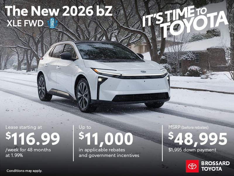 The New 2026 bZ XLE FWD