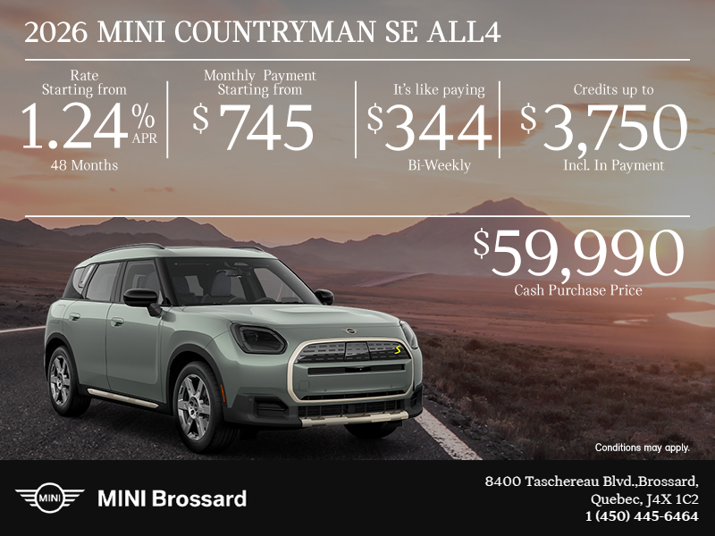 The 2026 MINI Countryman SE ALL4