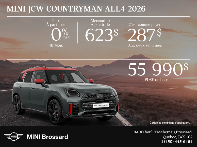 La MINI Countryman ALL4 2026