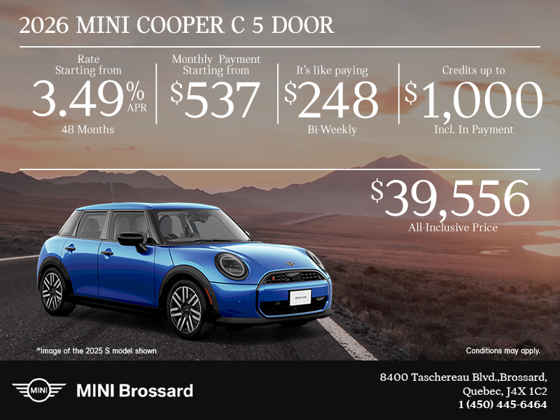 The 2026 MINI Cooper C 5-Door