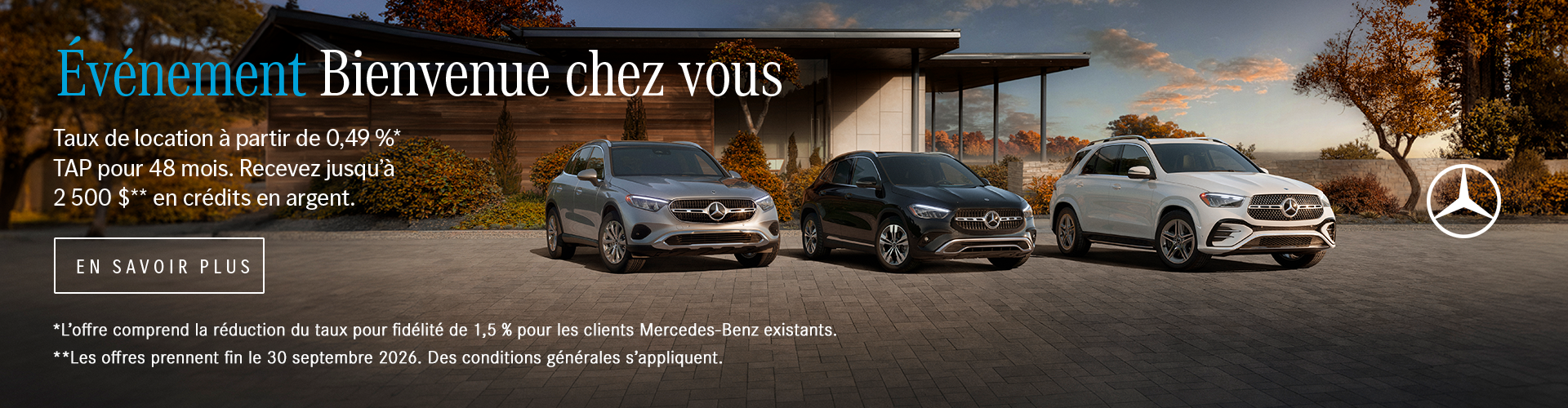Événement Bienvenue chez vous