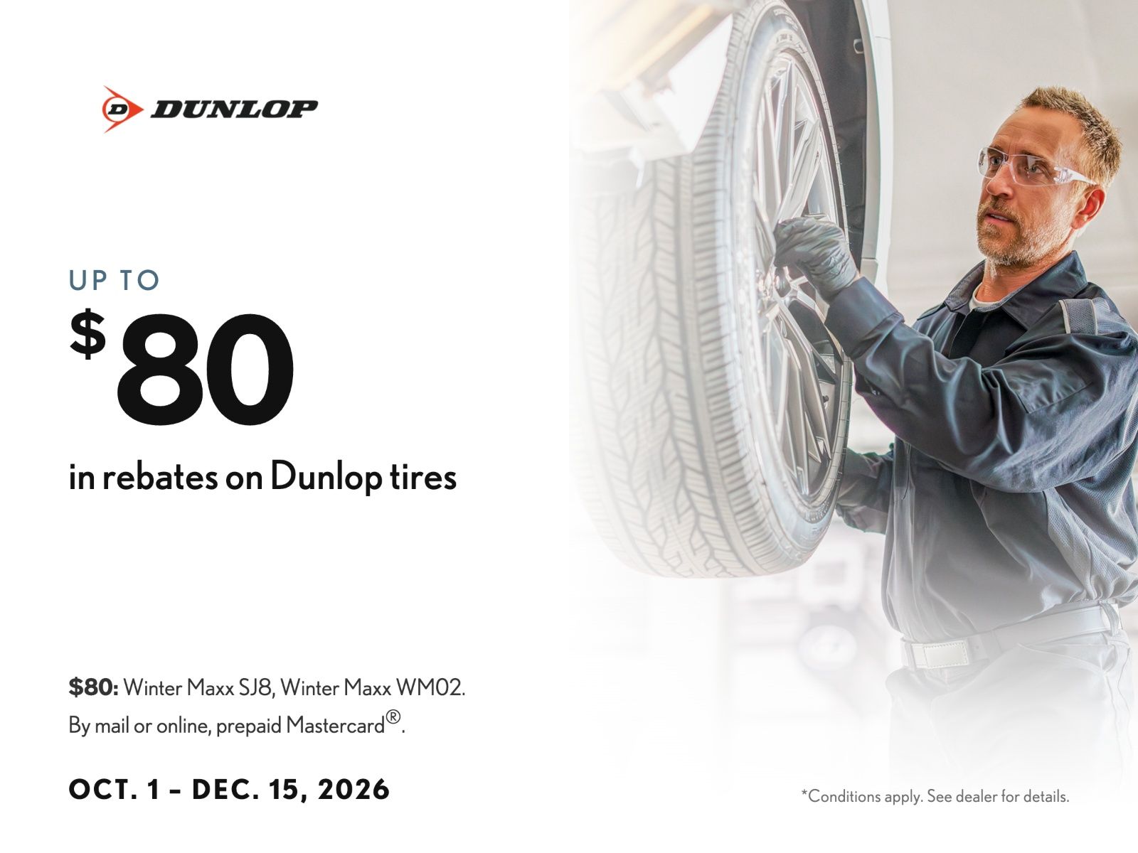 Dunlop Tires Offer