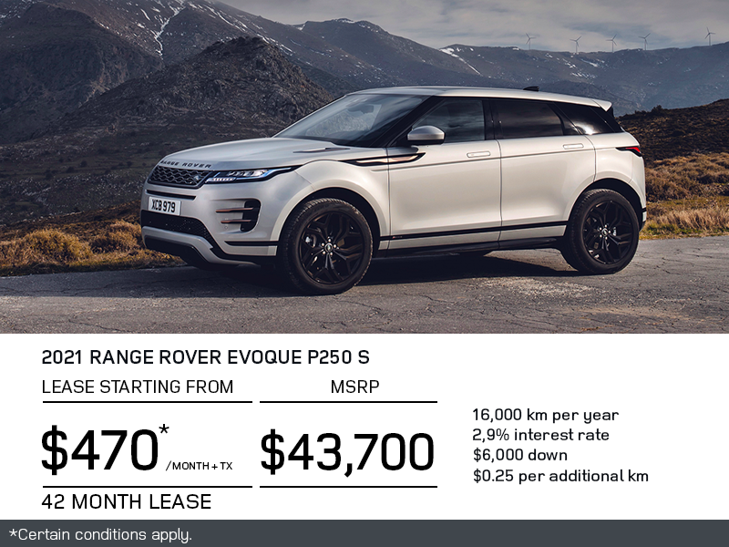 Land Rover Brossard 2021 Range Rover Evoque P250 S