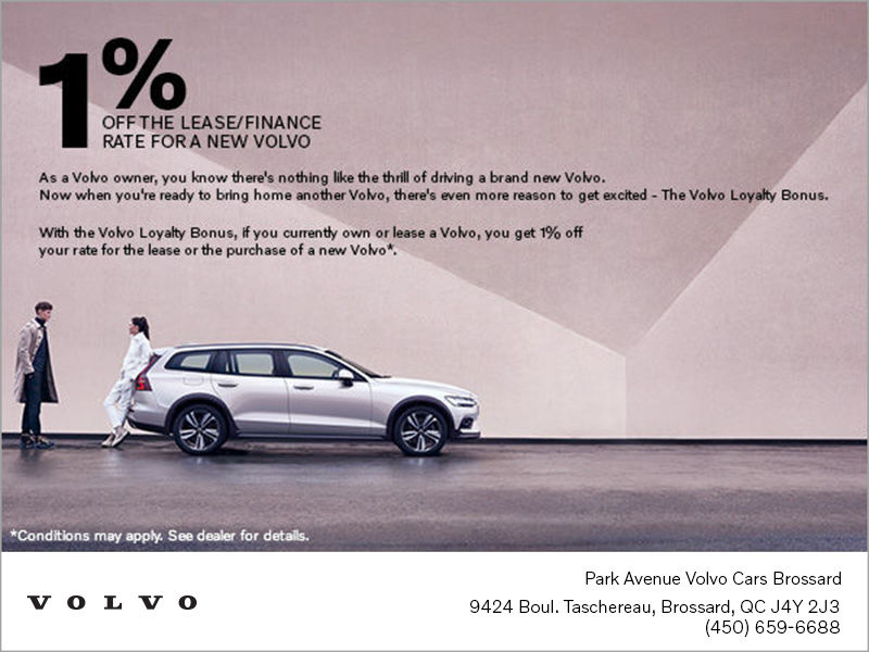Volvo Loyalty Bonus Offer