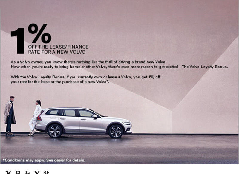 Volvo Loyalty Bonus Offer