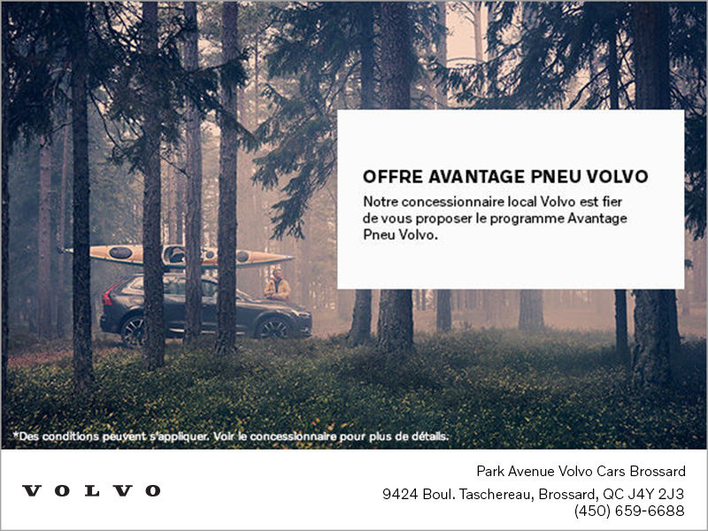Offre avantage pneu Volvo