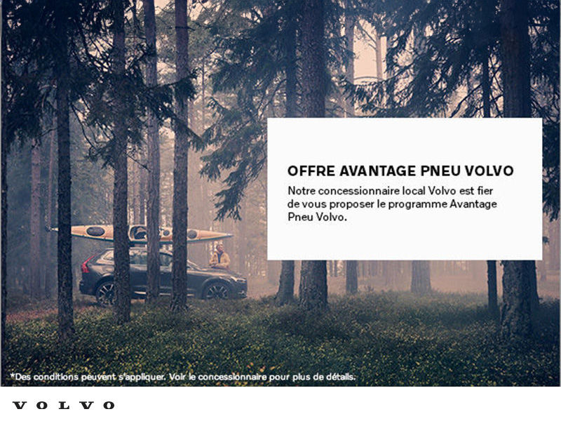 Offre avantage pneu Volvo