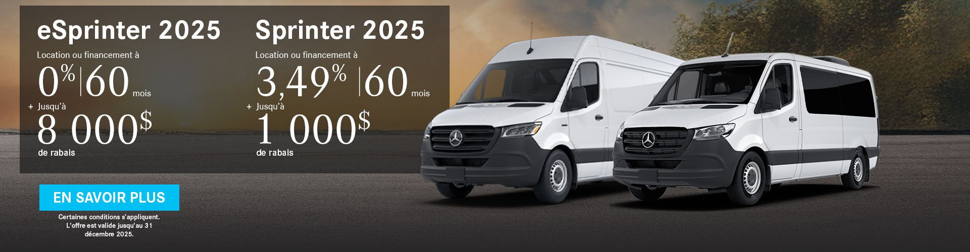 eSprinter 2025 & Sprinter 2025