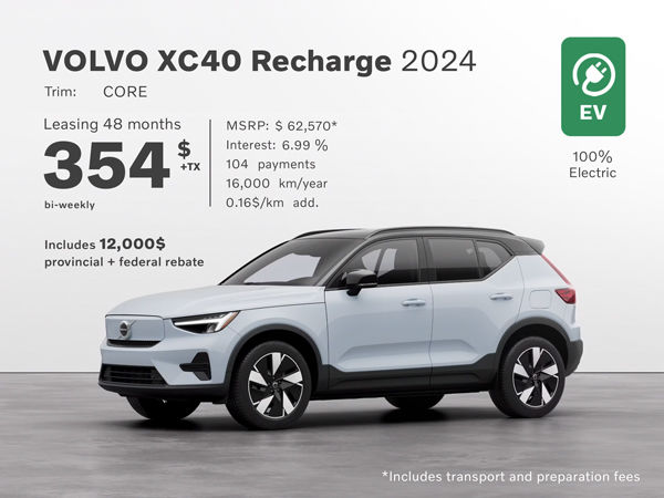 Leasing volvo store xc40 recharge