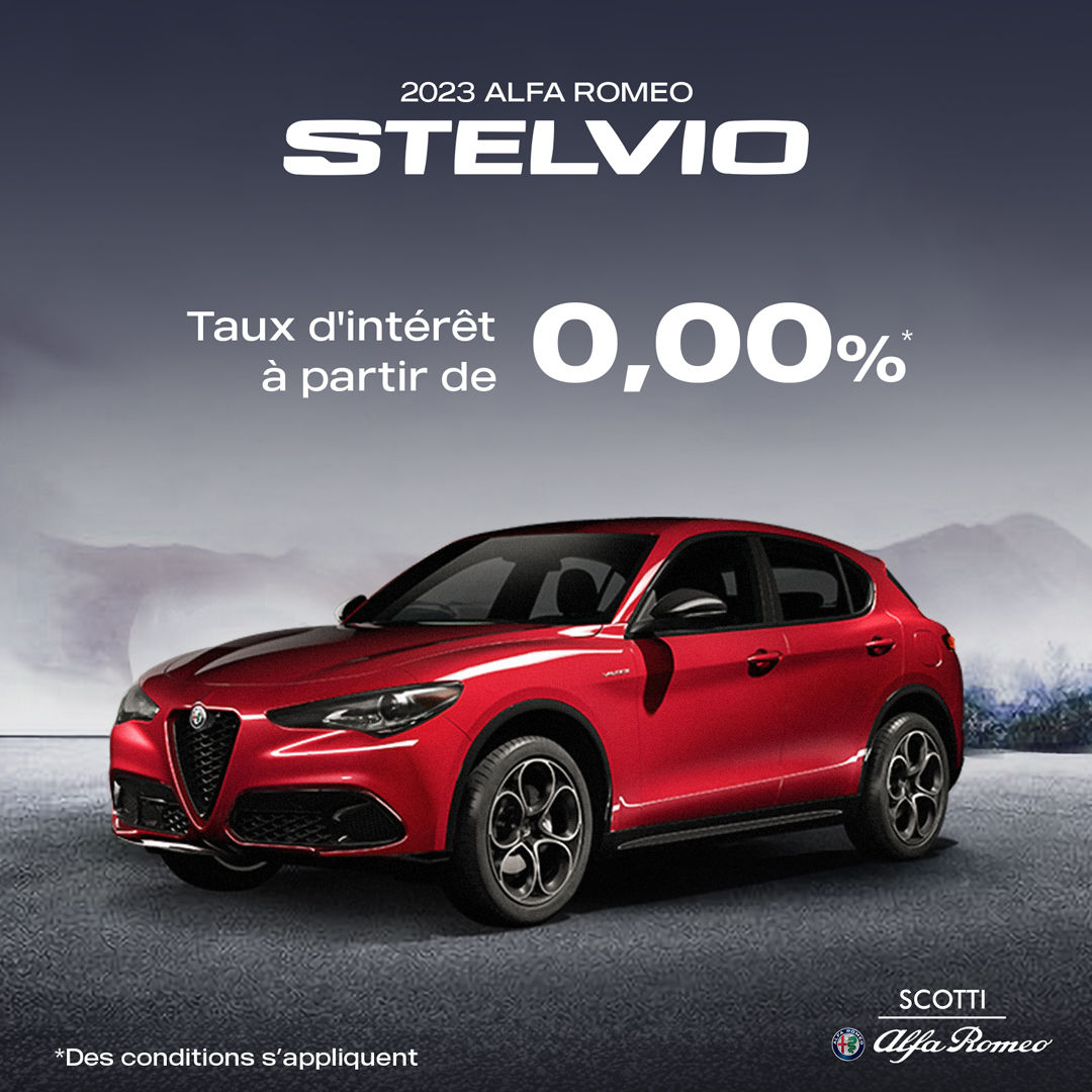 Offre spciale - Alfa Romeo Stelvio