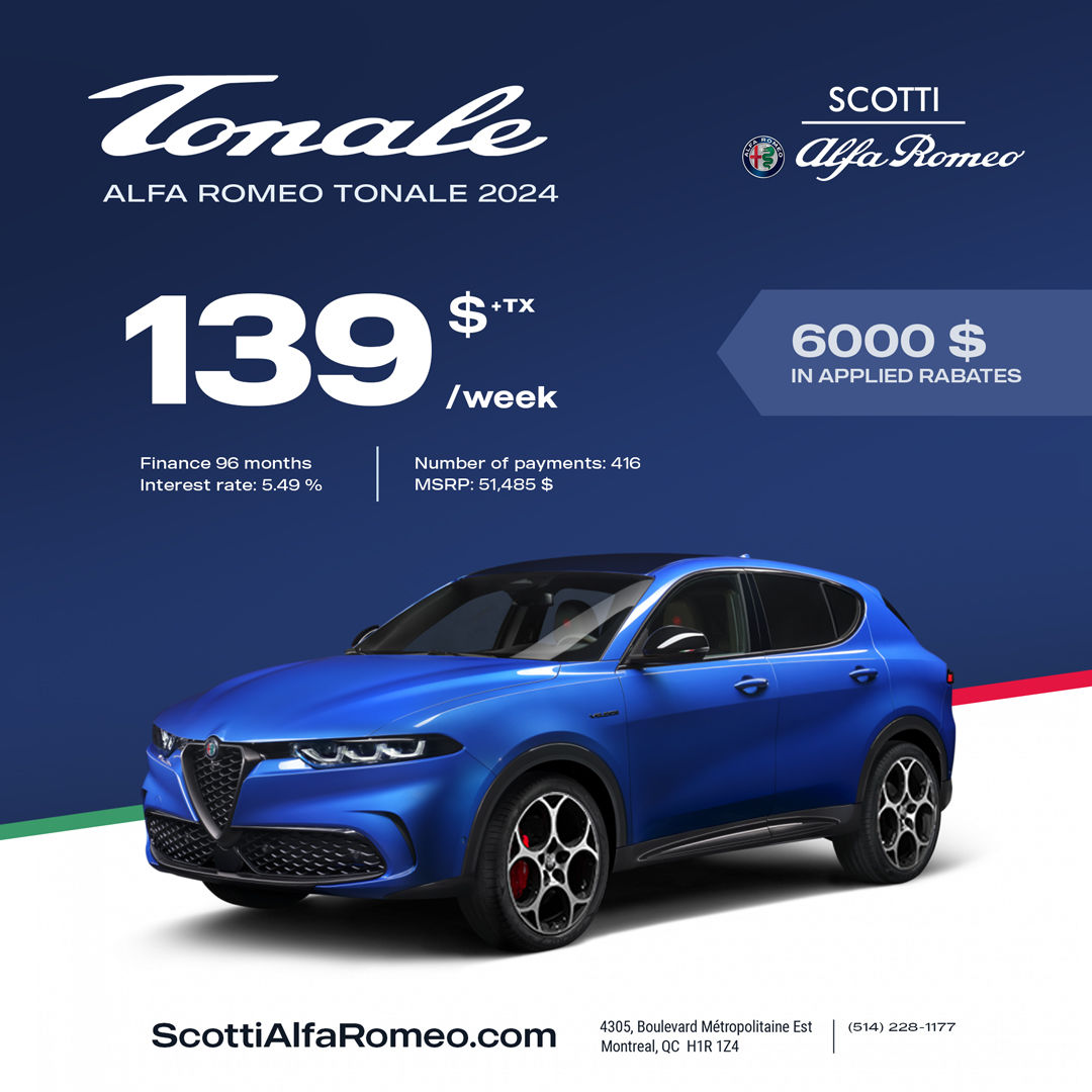 Special offer - Alfa Romeo Tonale 2024