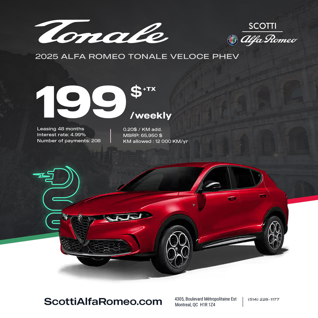 Special offer - Alfa Romeo Tonale PHEV