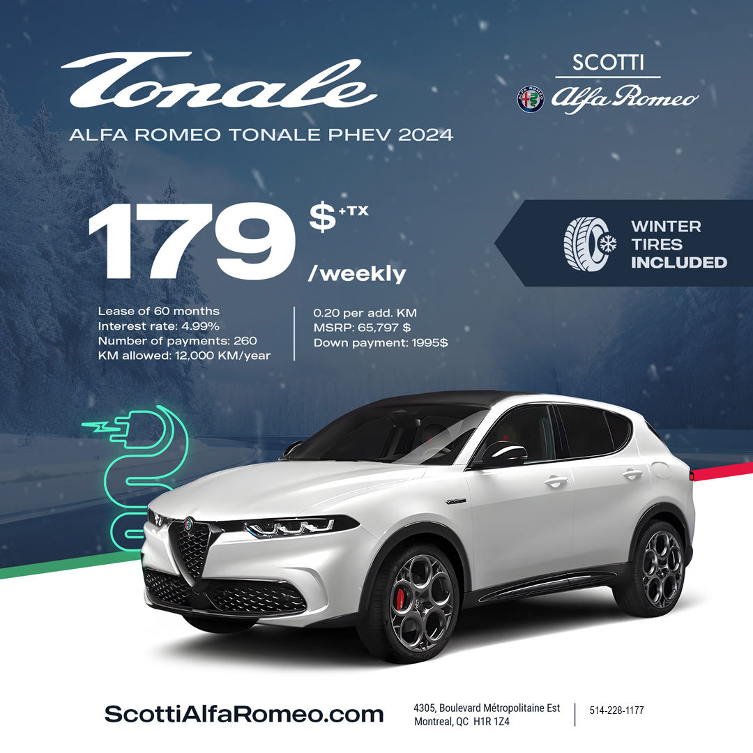 Special offer - Alfa Romeo Tonale PHEV