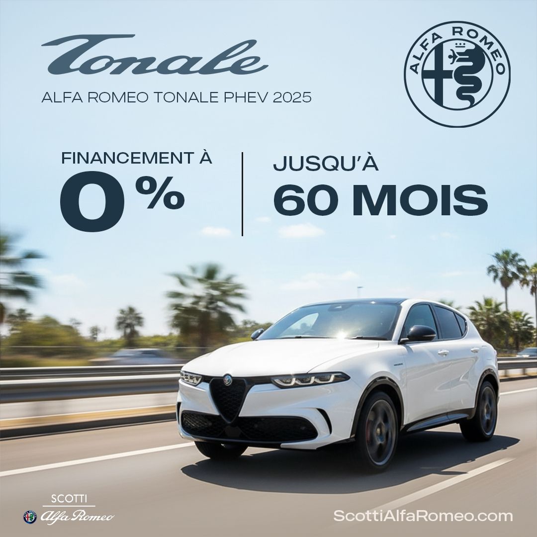 Offre spéciale - Alfa Romeo Tonale PHEV