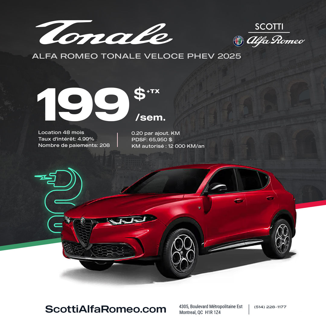 Offre spéciale - Alfa Romeo Tonale PHEV