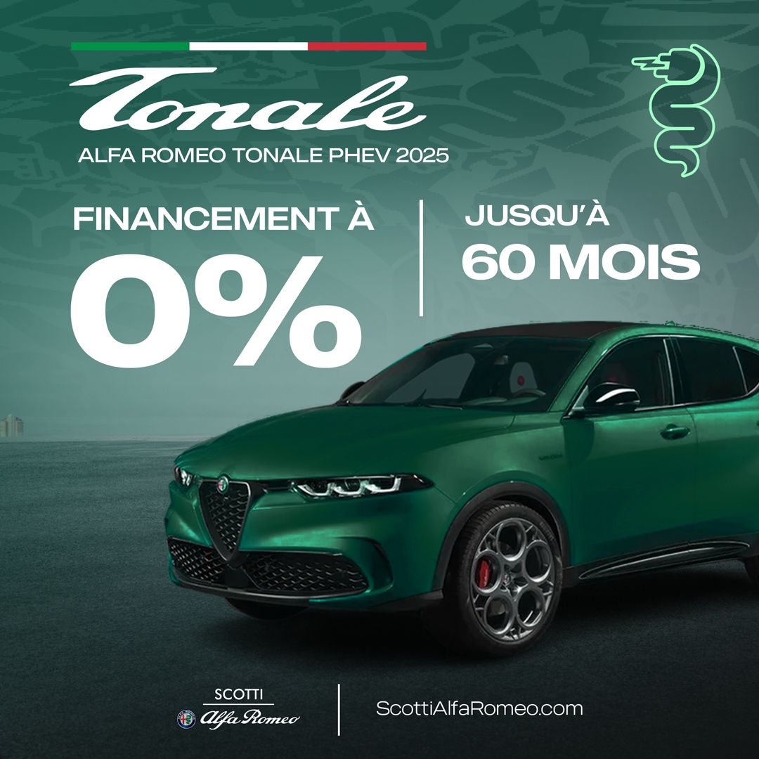 Offre spéciale - Alfa Romeo Tonale PHEV
