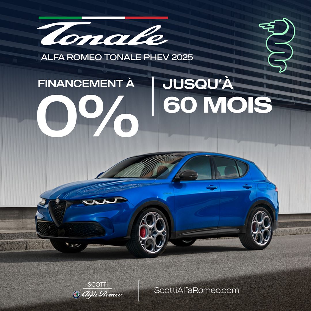 Offre spéciale - Alfa Romeo Tonale PHEV