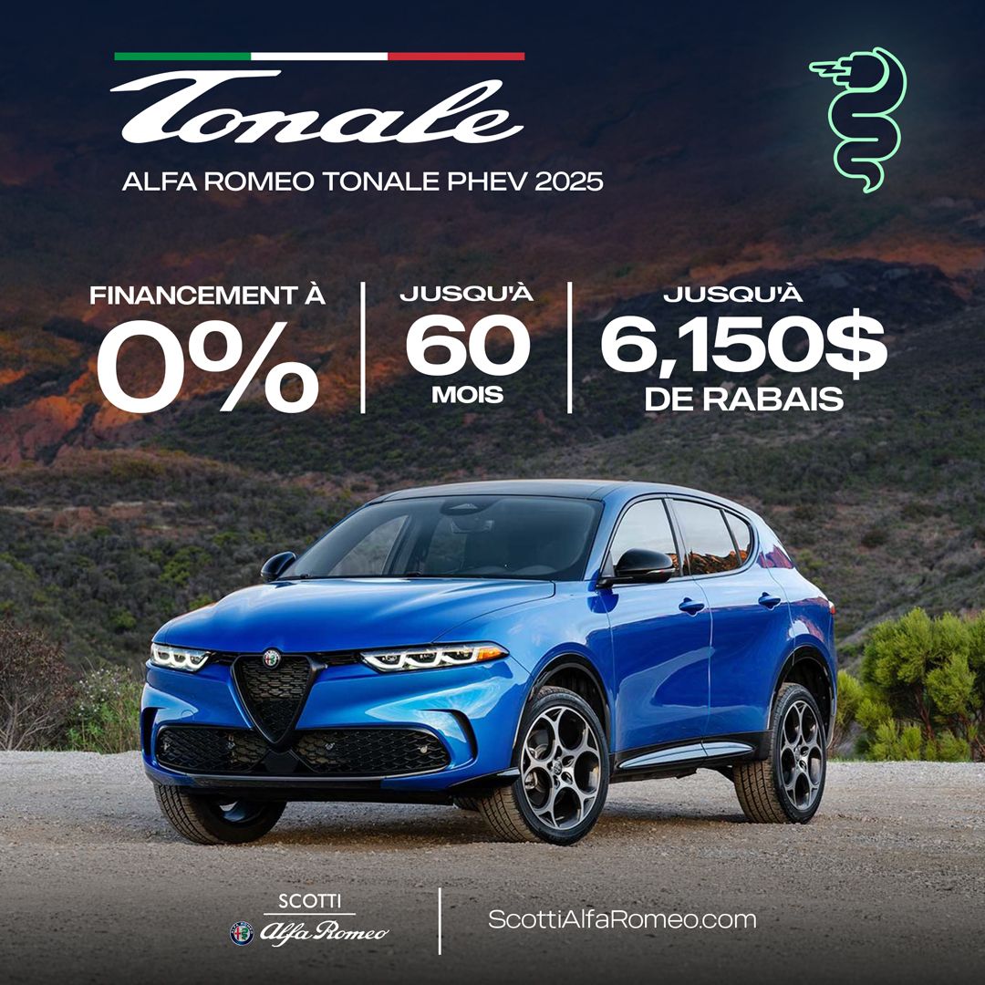 Offre spéciale - Alfa Romeo Tonale PHEV