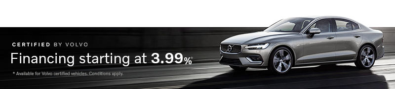 Volvo CPO Financing starting at 3.99%