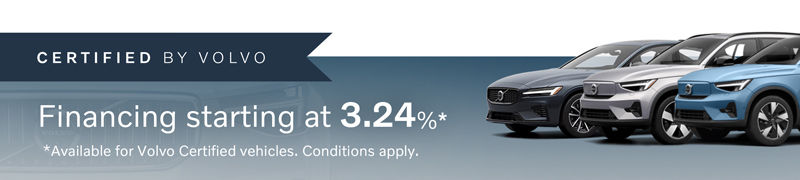 Volvo CPO Financing starting at 3.24%