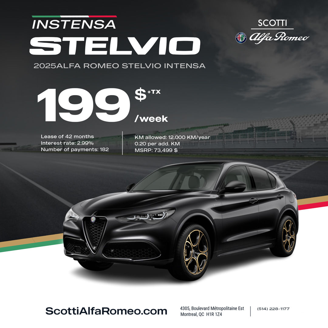 Special offer - 2025 Alfa Romeo Stelvio TRIBUTO
