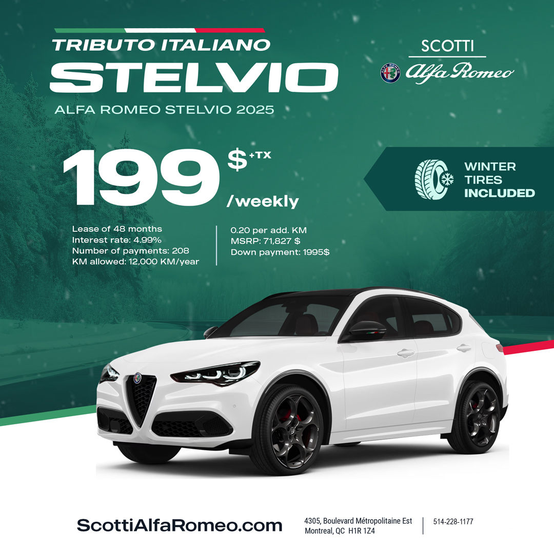 Special offer - 2025 Alfa Romeo Stelvio TRIBUTO