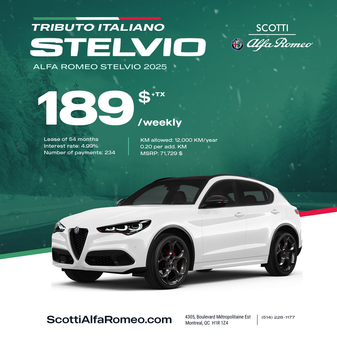 Special offer - 2025 Alfa Romeo Stelvio TRIBUTO