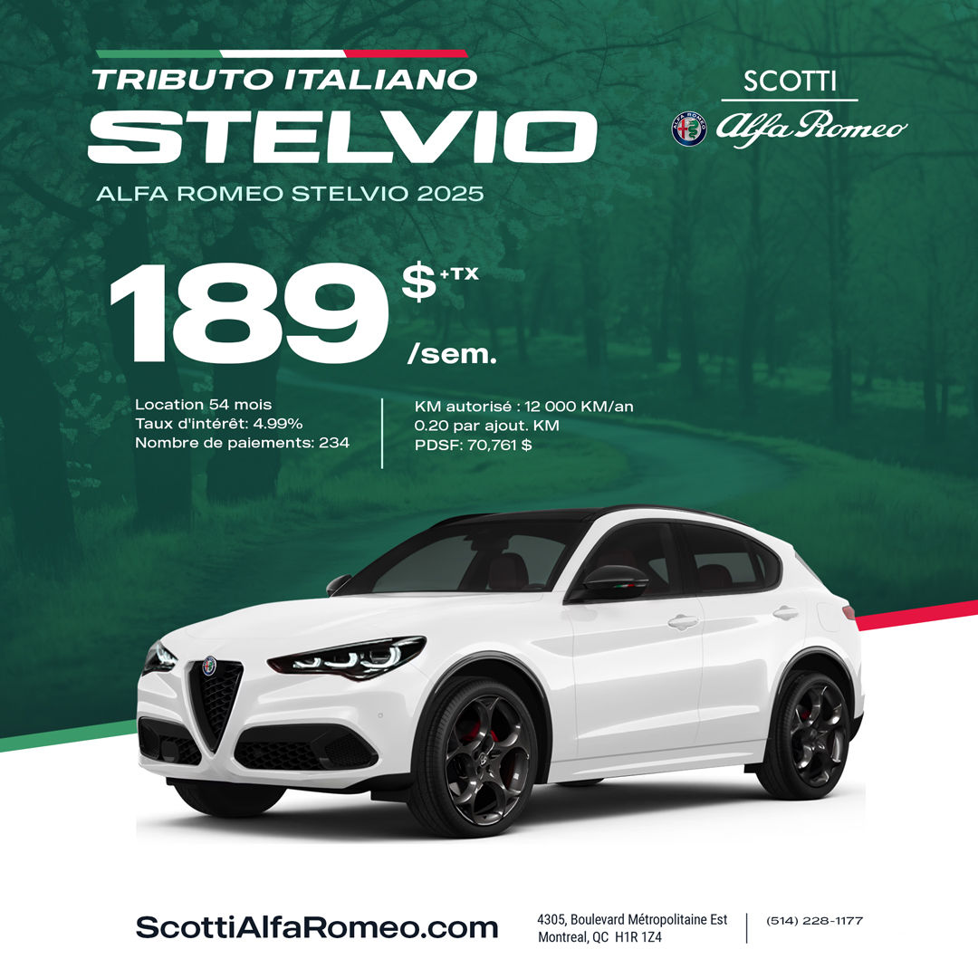 Offre spéciale - Alfa Romeo Stelvio TRIBUTO 2025