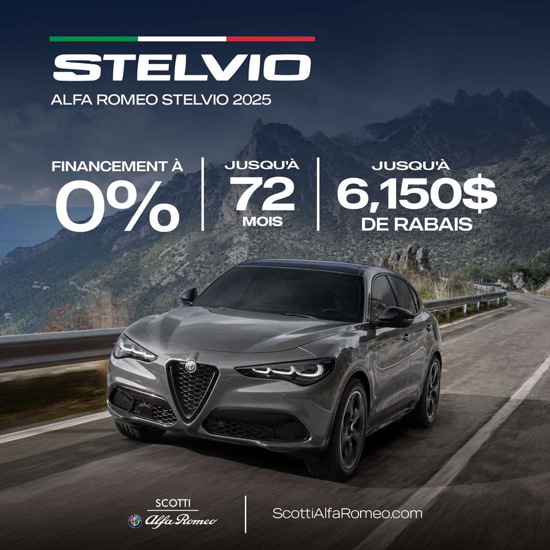 Offre spéciale - Alfa Romeo Stelvio 2025