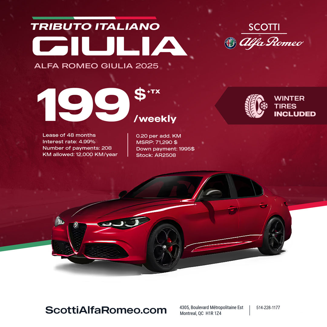 Special offer - 2025 Alfa Romeo Giulia TRIBUTO