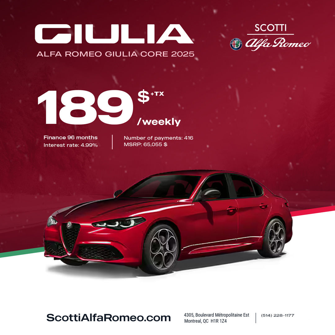 Special offer - 2025 Alfa Romeo Giulia Core