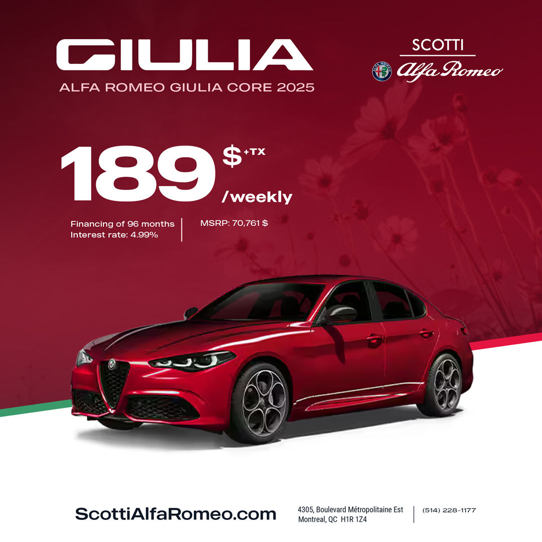 Special offer - 2025 Alfa Romeo Giulia Core