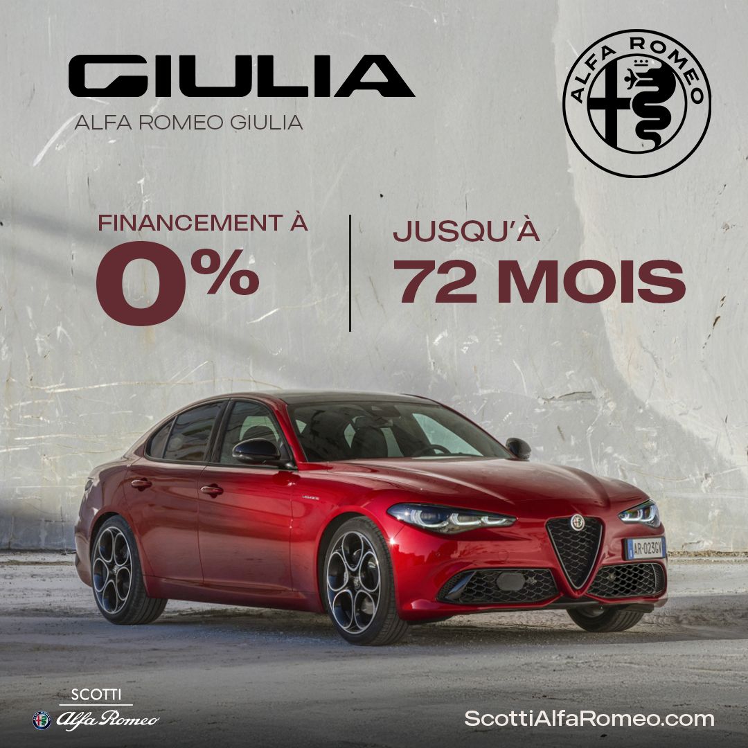 Offre spéciale - Alfa Romeo Giulia Core2025