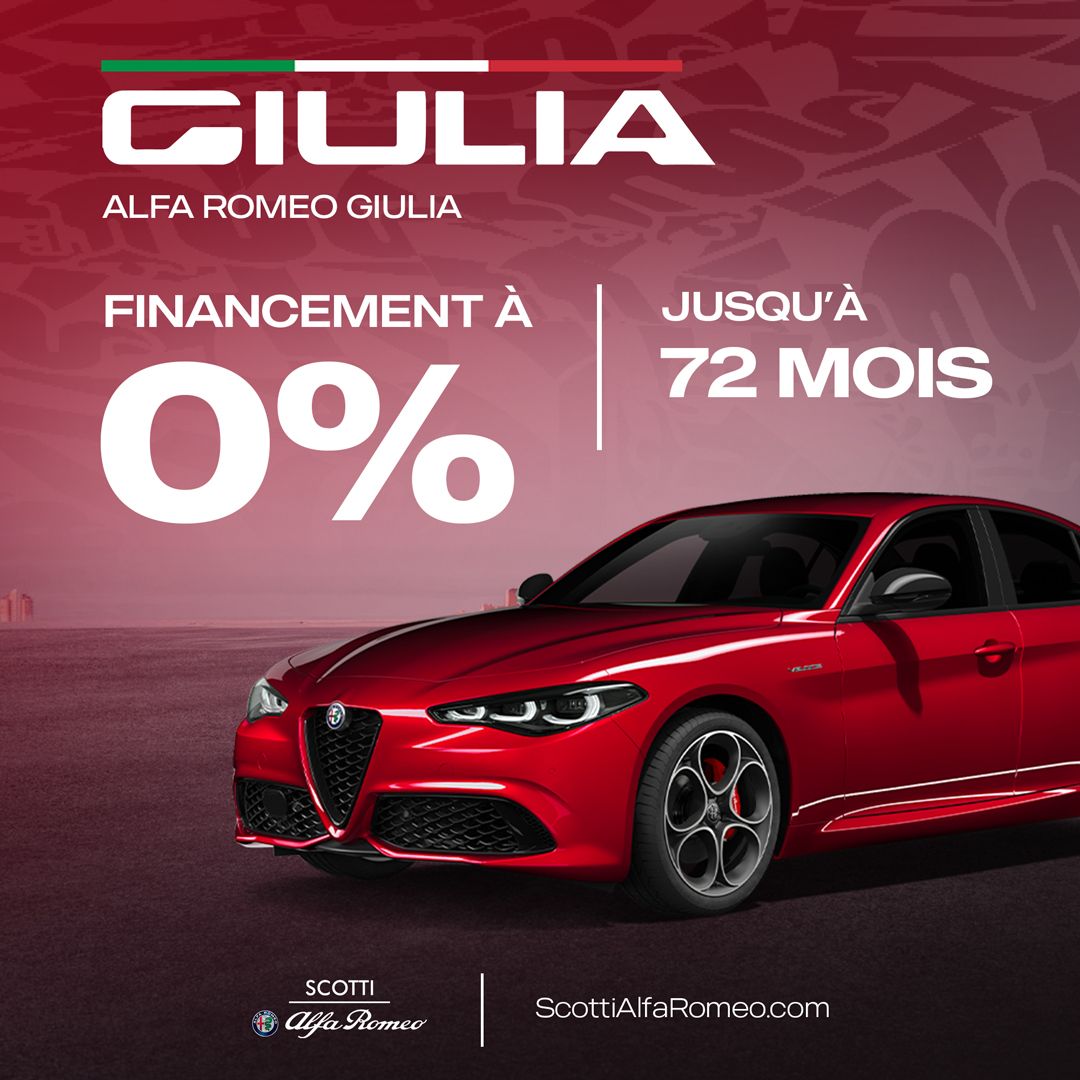 Offre spéciale - Alfa Romeo Giulia Core2025