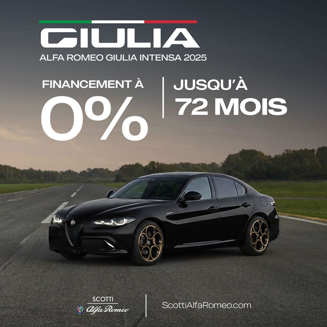 Offre spéciale - Alfa Romeo Giulia 2025