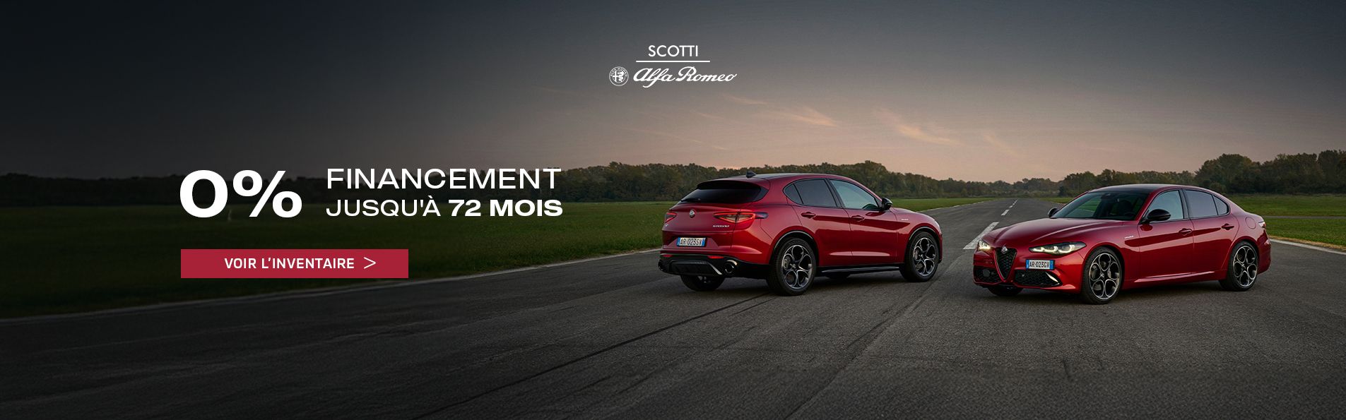 Financement 0% 72 mois (banneire)