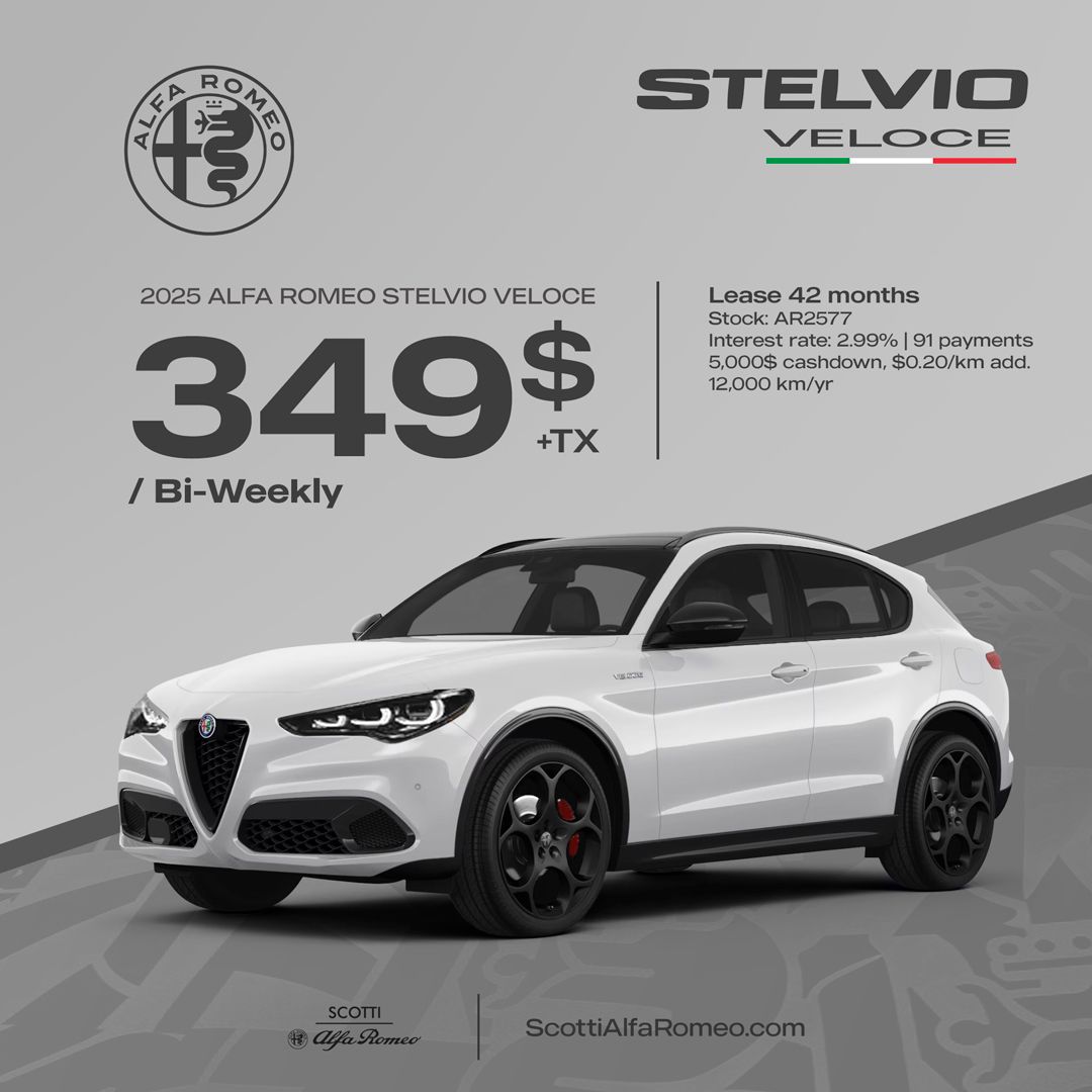 Alfa Romeo Stelvio Veloce - Offer